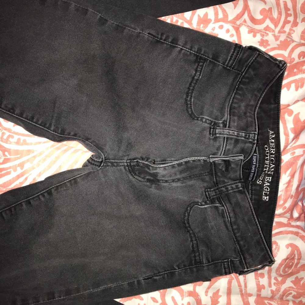 American Eagle Black Jeggings Size 4